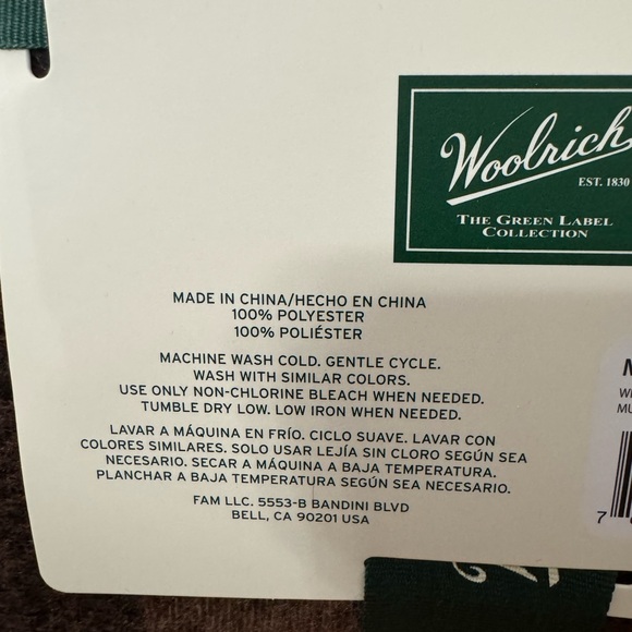 Woolrich Women’s Reversible Wrap in Brown and Leopard Print NWT - Picture 4 of 5